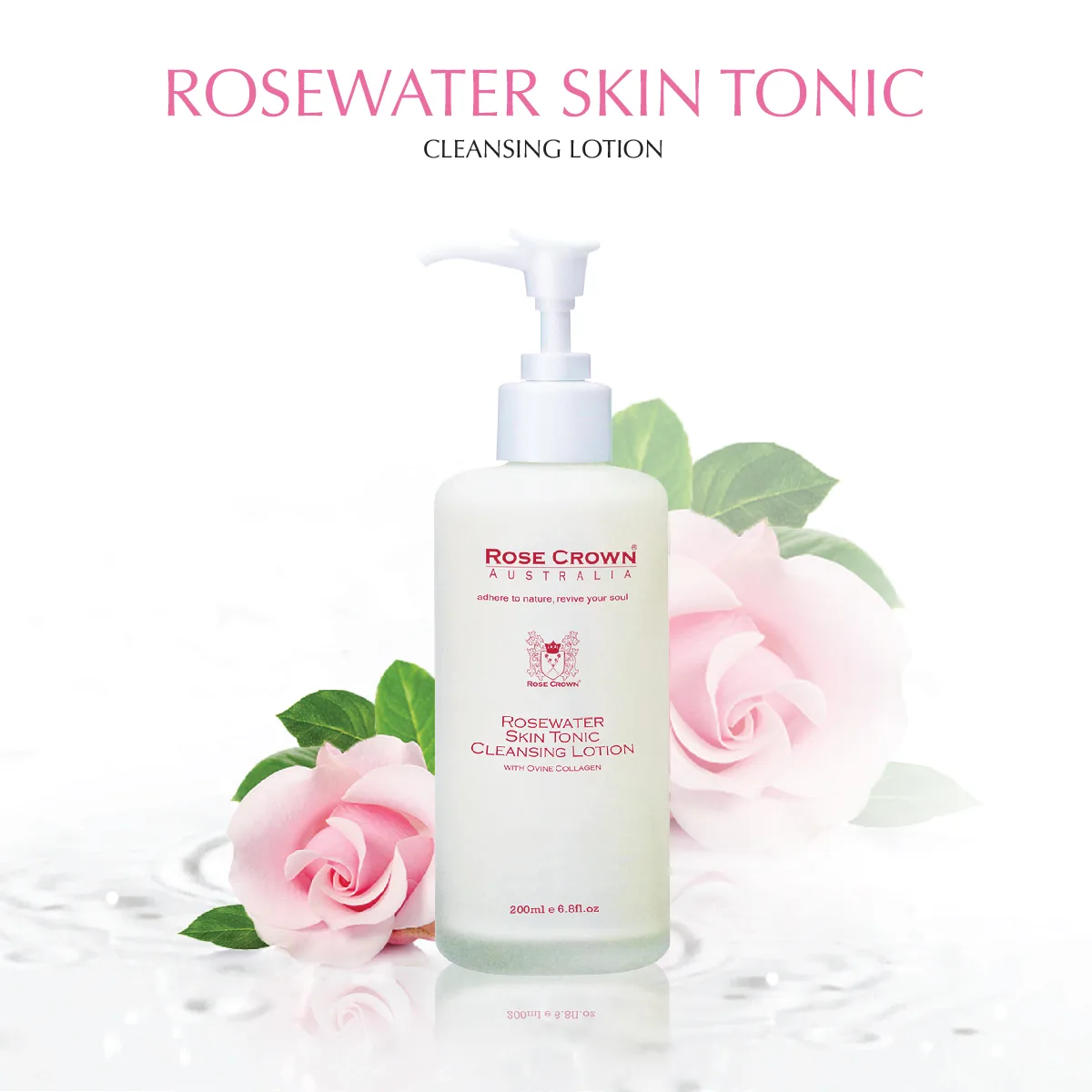 Rosewater Skin Tonic Cleansing Lotion
